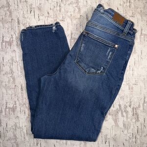 Judy Blue Jeans Womens 9 29 Blue Slim Fit Wren Vintage Yolk Cowgirl Rodeo Jeans